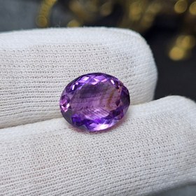 تصویر نگین سنگ آمیتیست معدنی کد 36487 