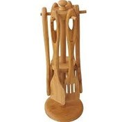 تصویر ست کفگیر و ملاقه 6تایی با استند بم بوم 2334 