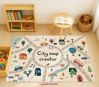 تصویر زیرانداز ضدآب بازی و غذای کودک مربع و مستطیل f108aa1 F10۸aa1