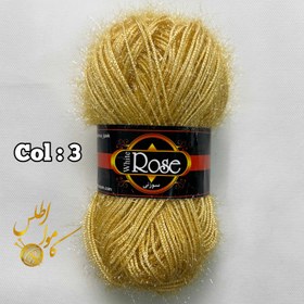 تصویر کاموا سوزنی رز - ۹ White rose