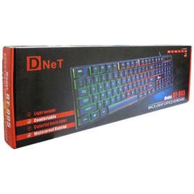 تصویر کیبورد مخصوص بازی دی نت مدل DT-995 D-Net Dt995 Gaming Keyboard