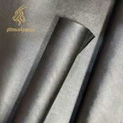 تصویر چرم مصنوعی رنگ‌مشکی طرح ساده - ۵۰*۱۴۰ سانتیمتر (نیم متر ) 