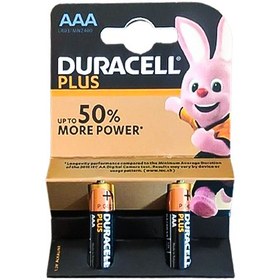 تصویر باتری نیم قلمی دوراسل مدل LR03 بسته ۲ عددی آلکالاین 