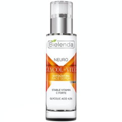 تصویر سرم شب لایه بردار صورت بی یلندا (BIELENDA) حاوی ویتامین C و گلیکول حجم 30 میلی لیتر Face exfoliating night serum containing vitamin C and Bielenda glycol 30 ml