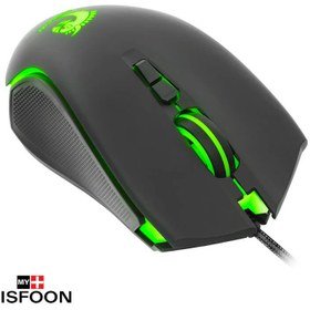 تصویر موس گیمینگ گرین GM604 RGB GREEN GM604-RGB Optical Gaming Mouse