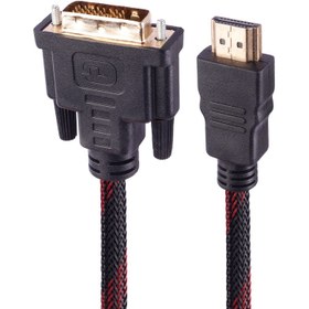 تصویر کابل تبدیل HDMI به DVI مچر مدل MR-117 به طول 1.5 متر ا Macher MR-117 HDMI to DVI Cable Macher MR-117 HDMI to DVI Cable