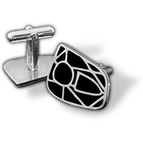 تصویر دکمه سردست هـ نیمانی اوریگامی 