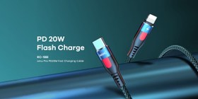 تصویر کابل‌ شارژ و دیتا ریمکس مدل RCC-188i تایپ سی به لایتینگ REMAX Lesu Pro PD20W Aluminum Alloy Fast Charging Data Cable RC-188i