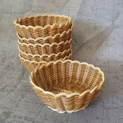 تصویر سبد حصیری سبزی|MC09 