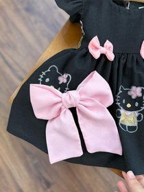 تصویر کد ۲۲۵۷ طرح کیتی مشکی 