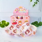 تصویر استیکر رولی شاین دار دختر کیوت 