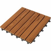 تصویر کفپوش تایل ترمووود 6 تایی 