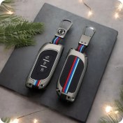 تصویر کاور ریموت فلزی لاکچری لاماری کد کالا 257 کاور و قاب ریموت خودرو