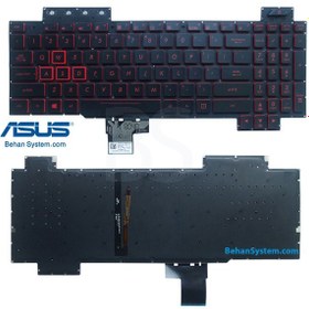 تصویر کیبورد لپ تاپ ASUS TUF FX705 / FX705D / FX705G 