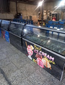 تصویر تاپینگ بستنی ۶ لگنه فریزر ۴۰۰ لیتری 