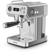 تصویر اسپرسوساز هیلداکس مدل HD6027EM ظرفیت ۱.۲ لیتر با فشار بخار ۲۵ بار 