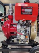 تصویر موتور پمپ کاما مدل KDP20THG ظرفیت ۲ اینچ ارتفاع ۱۴۵ متری هندلی 