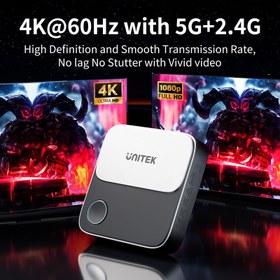 تصویر دانگل بی‌سیم HDMI UNITEK 