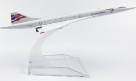 تصویر ماکت هواپیما کنکورد بریتیش ایرویز ۱۶ سانتیمتر Concorde British Airways 