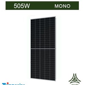 تصویر پنل خورشیدی 505 وات مونوکریستال Half Cell Perc برند Trina solar 