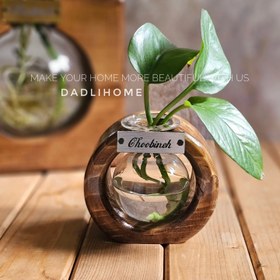 تصویر گلدان چوبینه کد 60A 