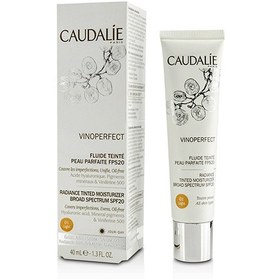 تصویر فلویید وینو پرفکت رنگی کدلی Caudalie Vinoperfect Day Perfecting Fluid SPF20