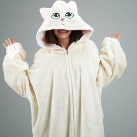 تصویر پتو تنپوش گربه 