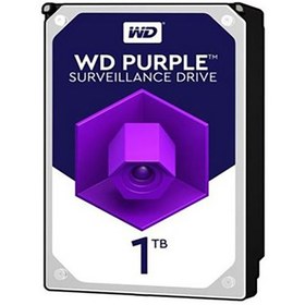 تصویر حافظه اچ دی دی اینترنال وسترن دیجیتال مدل بنفش ظرفیت 1 ترابایت استوک Western Digital Purple 1TB Internal HDD Used