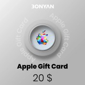 تصویر گیفت کارت اپل 20 دلاری آمریکا Apple iTunes Gift Card USA 20$