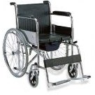 تصویر ویلچر استاندارد حمامی استیل 608 ا MedSky 951B-56 wheelchair MedSky 951B-56 wheelchair