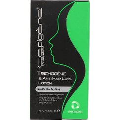 تصویر محلول ضد ریزش مو مناسب پوست سر خشک 40 میل تخصصی سپیژن Cepigene Trichogene and Anti Hair Loss Lotion For Dry Scalp 40ml