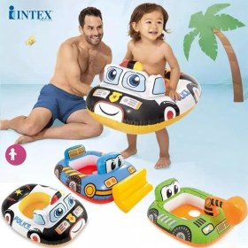 تصویر شناور بادی شورتی ماشین آتش نشانی Intex 59586 Intex 59586