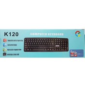 تصویر کیبورد enet مدل K120 با حروف فارسی ا k120 enet keyboard k120 enet keyboard