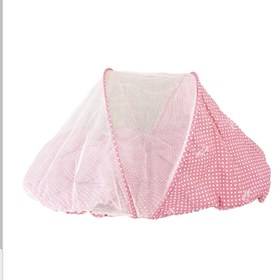 تصویر پشه بند تشک دار نوزاد بزرگ تا ۱۸ ماهگی - آبی 