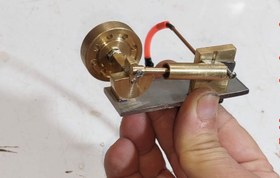 تصویر موتور بخار(بدون دیگ) 