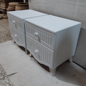 تصویر پاتختی ۲ کشو کد 411 هلالی 