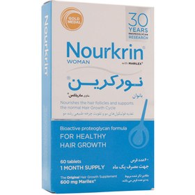 تصویر قرص نورکرین بانوان 60 عددی Nourkrin Women 60 Tabs