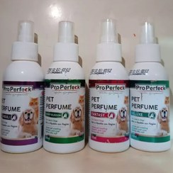 تصویر عطر خوشبو کننده بدن سگ و گربه، پروپرفک، رایحه های مختلف، حجم ۱۰۰ سی سی - دو لوکس 