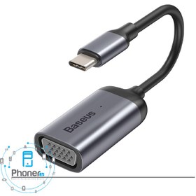 تصویر هاب USB-C مدل CAHUB-V0G Enjoyment Series Type-C to VGA HUB Convertor برند Baseus 