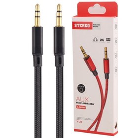 تصویر کابل Stereo Y-27 AUX 1m 