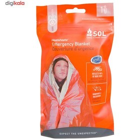 تصویر پتو نجات یک نفره سول مدل Emergency ا Sol Emergency Blanket 1 Person Sol Emergency Blanket 1 Person