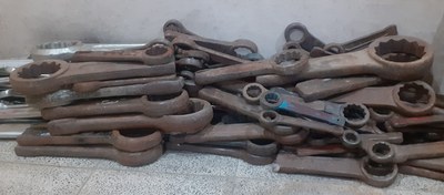 تصویر آچار رینگی چکش خور هنس مدل Hans43 سایز ۴۳ 