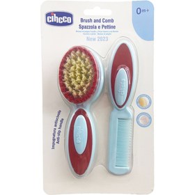 تصویر شانه و برس دسته بیضی چیکو Cihcco Brush and Comb code:2023