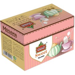 تصویر چای کیسه ای پوشش دار شیرین مسما - بسته 20 عددی Mosama Covered Natural Sweet Black Tea Bags (20 tea bags)