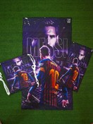 تصویر پک اقتصادی حوله زیرانداز ورزشی و کوله ورزشی(شوزبگ) طرح مسی فوتبالی 