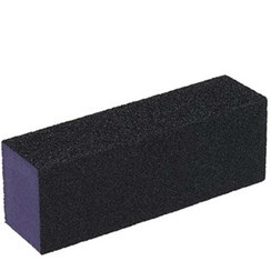 تصویر سوهان ناخن شنی مکعبی کیس kiss balck sanding block with purpl SB302