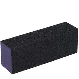 تصویر سوهان ناخن شنی مکعبی کیس kiss balck sanding block with purpl SB302