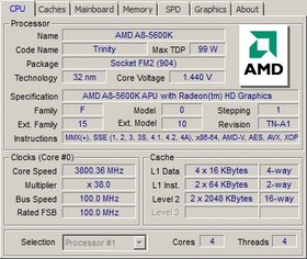 تصویر باندل مادربورد ایسوس استوک مدل MB ASUS A55BM-PLUS + CPU AMD A8-5600K +FAN 