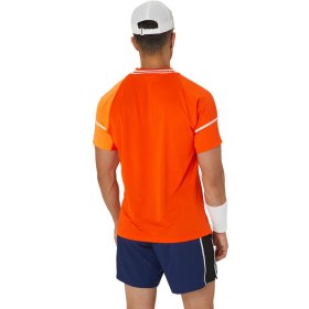 تصویر تی شرت تنیس مردانه اسیکس Asics Match Actibreeze SS TOP- نارنجی 