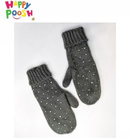 تصویر دستکش بافت نگین دار 